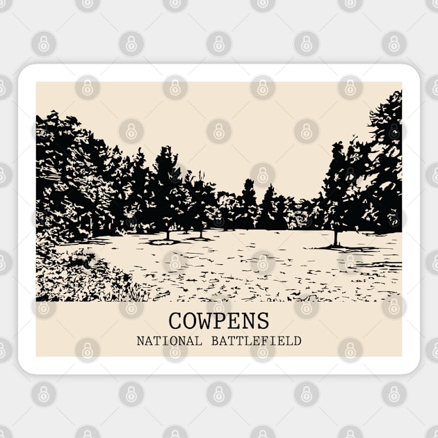 Cowpens National Battlefield Magnet by Lakeric